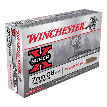 Winchester 7mm-08 140gr Power Point
