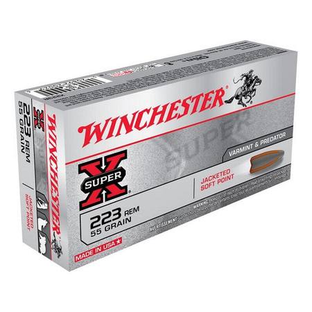 Winchester SuperX .223Rem 55gr PSP 20 Rounds