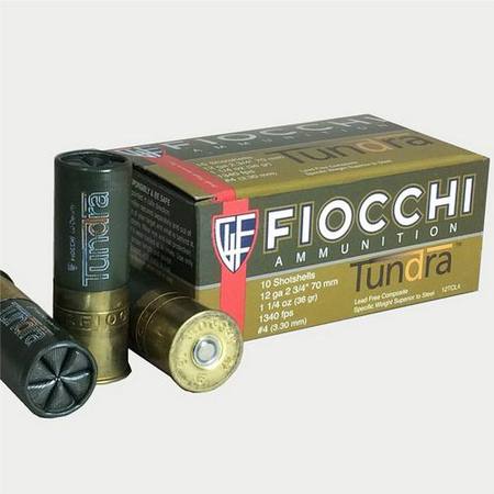 Buy Fiocchi Tundra Steel Shot Alternative  LD 2 3/4 36GRAM #4 10 Rounds in NZ. 
