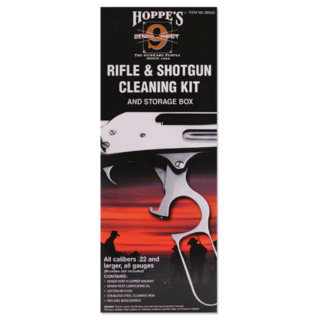 Buy Hoppes Rifle & Shotgun Cleaning Kit Incl. Stainless Rod in NZ. 