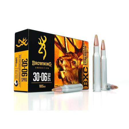 Browning BXC 30-06 185gr Controlled Expansion Terminal Tip Ammunition 20rds