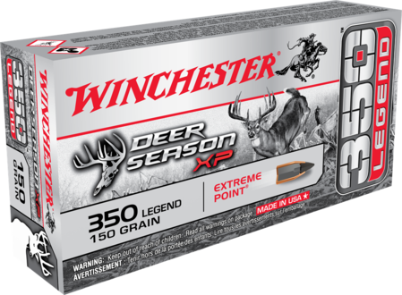 Buy Winchester 350 Legend 150gr XP Deer Season Packet 20 in NZ. 