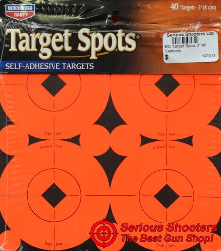 Birchwood Casey Target Spots 3" 40 10sheets