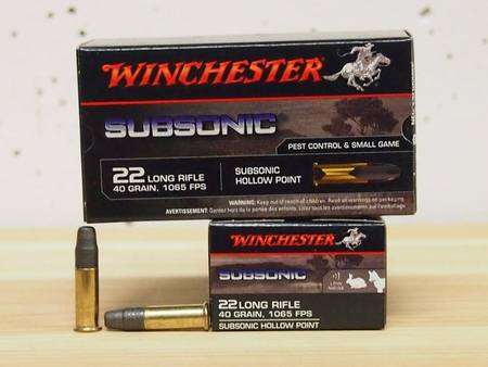 Winchester 22 Subsonic HP Packet 50 Rounds