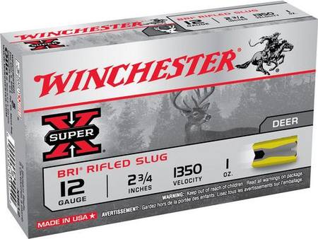Winchester Super-X 12 Gauge 2-3/4" 1 oz BRI Sabot Slug