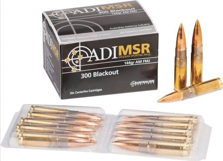 ADI 300AAC Outback Ammo 144gr FMJ 20rds