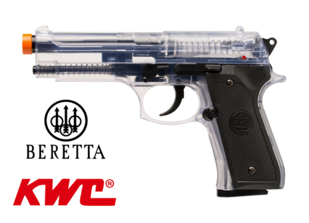 Buy KWC Beretta 92FS Clear Hop-Up 6mm BB Airsoft Pistol in NZ. 