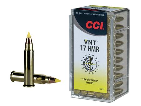 CCI 17HMR 17gr VNT 2650fps Ammunition Packet 50 Rounds 959CC